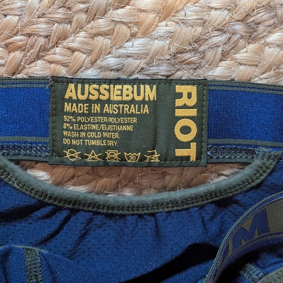 Aussiebum Large Riot Brief Blue - Picture 3 of 6